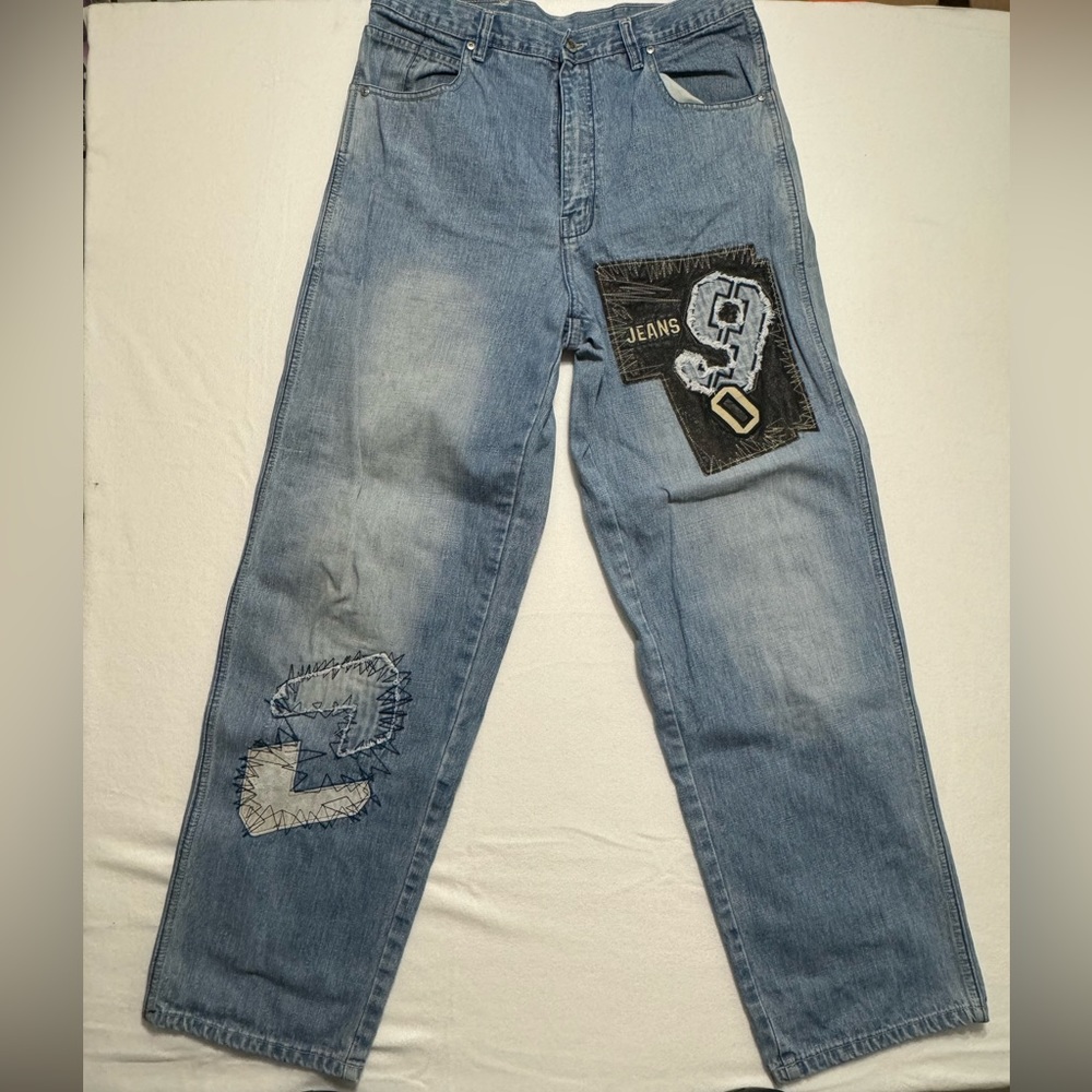 Vintage 2000s Y2K Ruff and Tuff Men’s Baggy Jeans Size 34x46